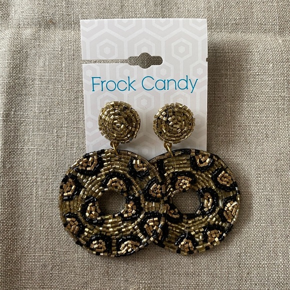 Frock Candy Leopard Earrings - Picture 1 of 3